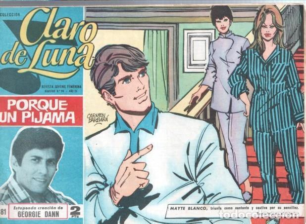 C&oacute;mics: Claro de Luna numero 381: interior reportaje sobre Mayte Blanco - Georgie Dann-Carmen barbara
