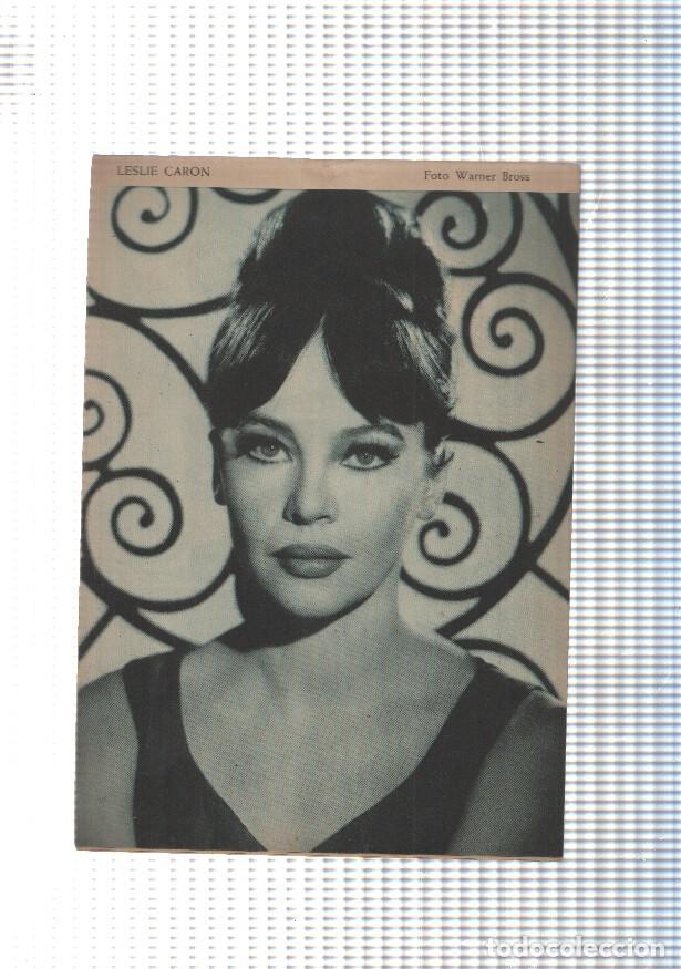Fumetti: Mary Noticias numero 034: trasera foto artista Leslie Caron - Roy Mark-Carmen barbara