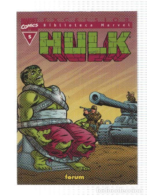 C&oacute;mics: Marvel Comics: num 5 de Hulk , Excelsior - Biblioteca Marvel. Thor combate al increible Hulk - Foto 1