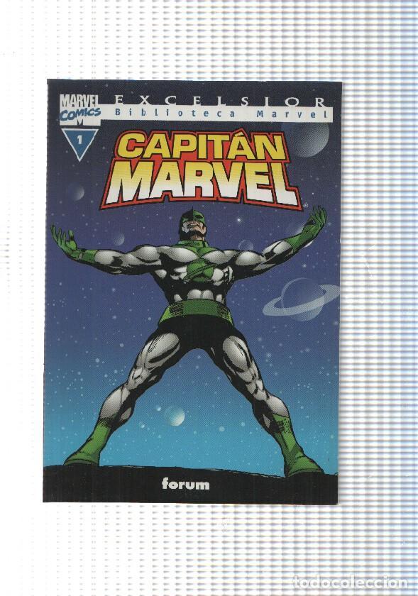 C&oacute;mics: Forum: num 1 de Capitan Marvel, Excelsior - Biblioteca Marvel. La llegada del Capitan Marvel - Foto 1