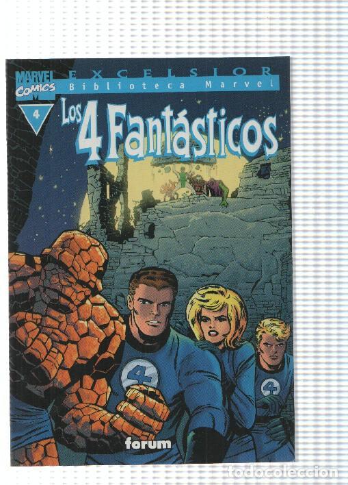 C&oacute;mics: Marvel Comics: num 04, Los 4 Fantasticos. Excelsior, Biblioteca Marvel - La batalla del edificio Bax - Foto 1