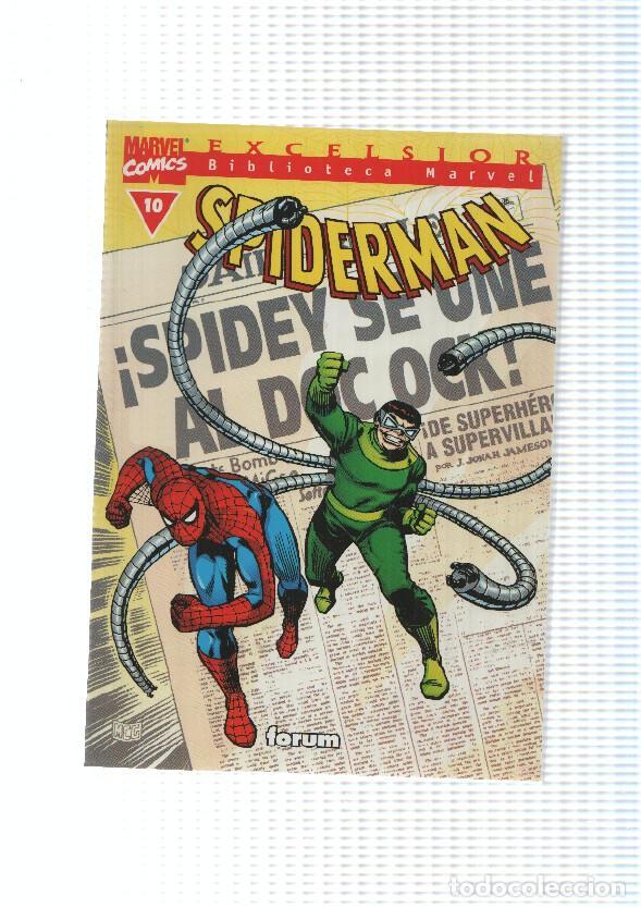 C&oacute;mics: Forum: Excelsior: num 10 de Spiderman. Biblioteca Marvel - Y llego una ara&ntilde;a - Foto 1