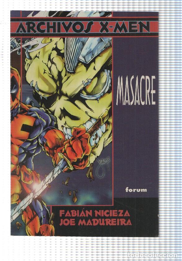 C&oacute;mics: Forum: Archivos X-Men num 8, Masacre. Persecucion en circulo primer asalto - Foto 1
