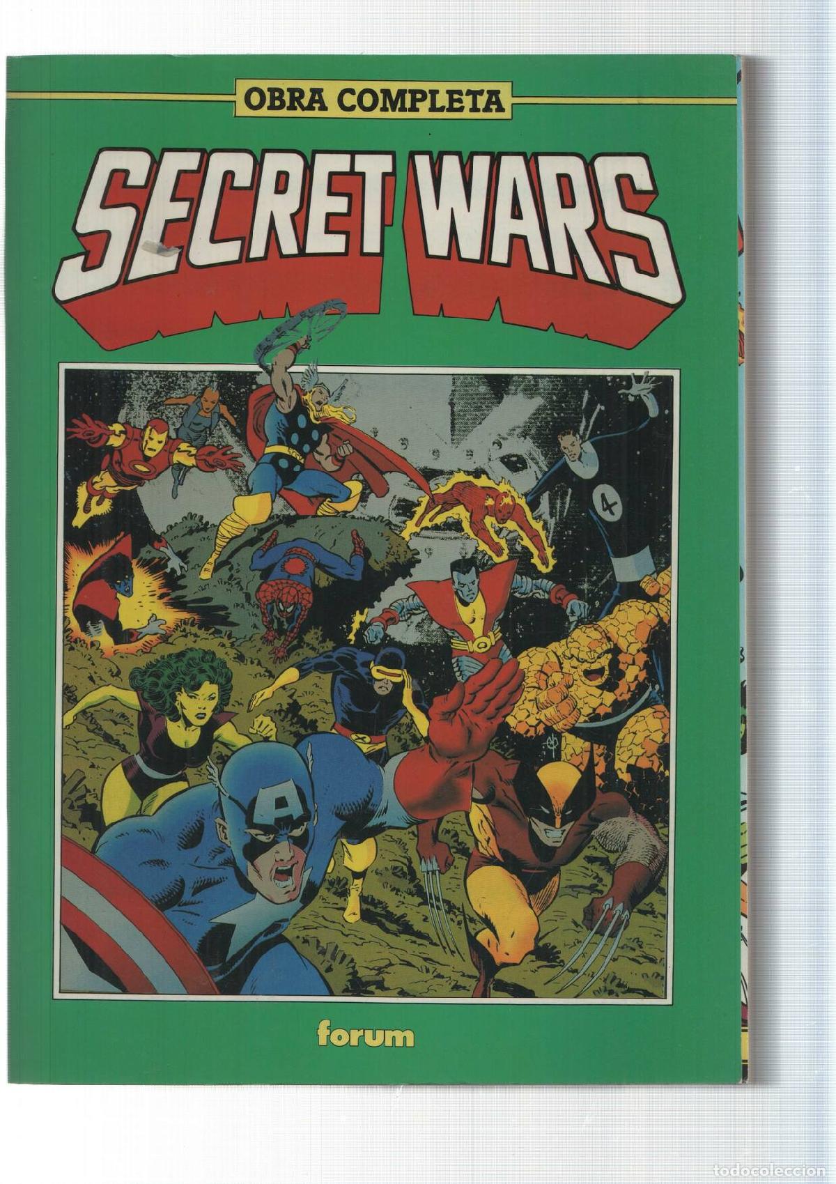 Comics: forum: Obra completa Secret Wars, 2a edicion. Contiene los 12 numeros. Todos los numeros estan despe
