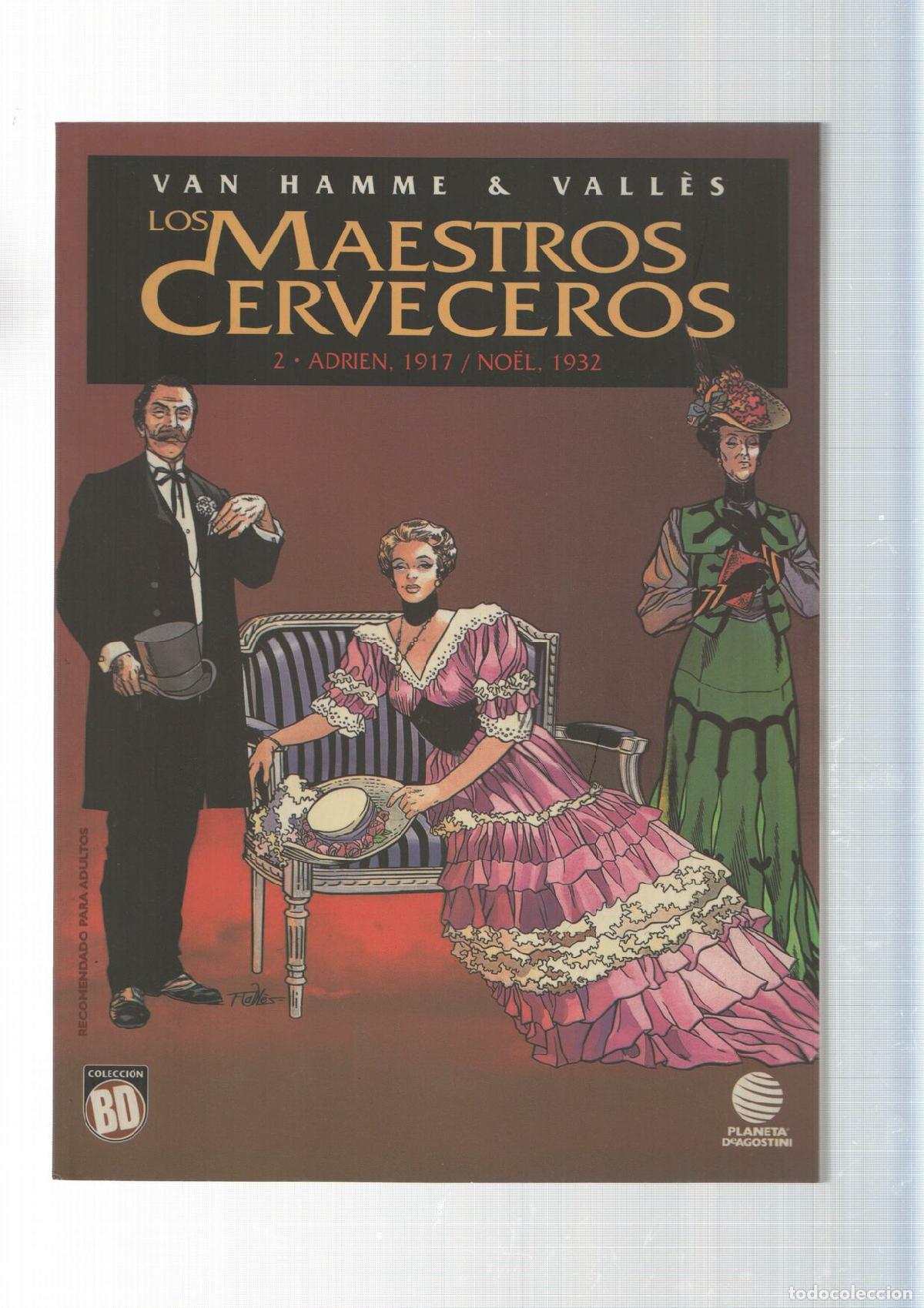 C&oacute;mics: Planeta, Coleccion BD: 25. Los Maestros Cervezeros num 2. Adrien 1917, Noel 1932