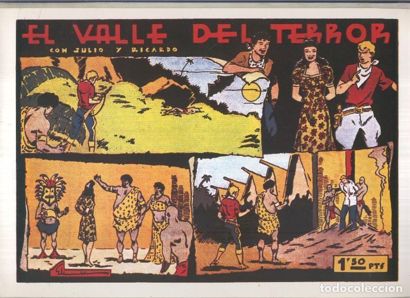 C&oacute;mics: Facsimil Julio y Ricardo: El valle del terror - Marculeta - Foto 1