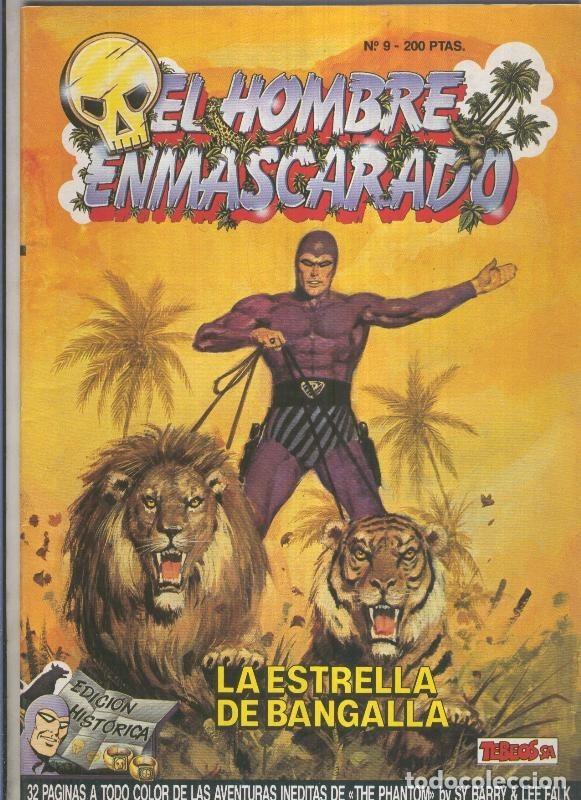 Comics: El Hombre Enmascarado numero 09 (numerado 2 en trasera) - Lee Falk