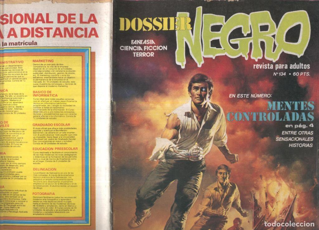 C&oacute;mics: Dossier Negro numero 134 (numerado 2 en trasera) - Varios