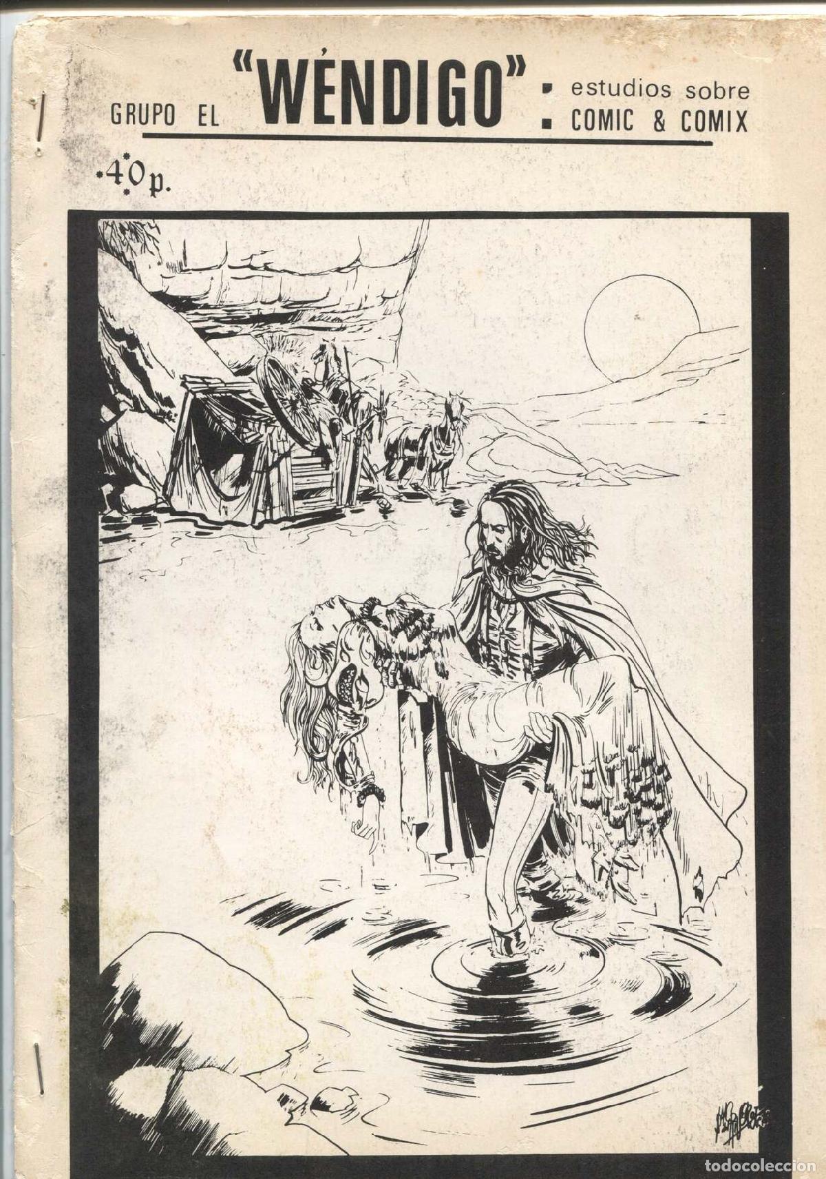 Comics : Fanzine: El Wendigo ejemplar sin numerar: Un mar de lagrimas de Bernet Toledano