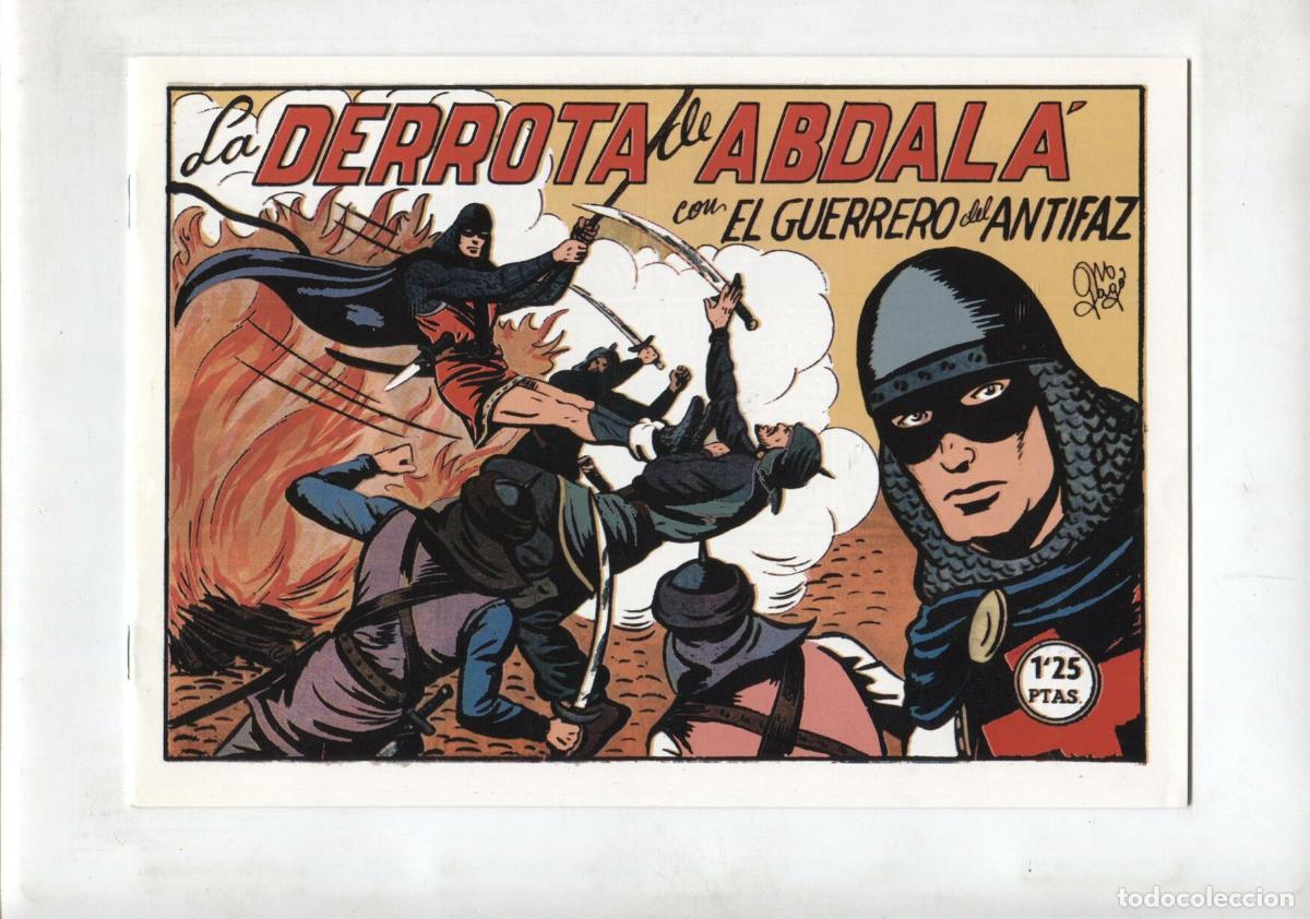 Comics: Facsimil: El Guerrero del Antifaz numero 159: la derrota de Abdala (numerado 1 trasera) - Manuel Gag