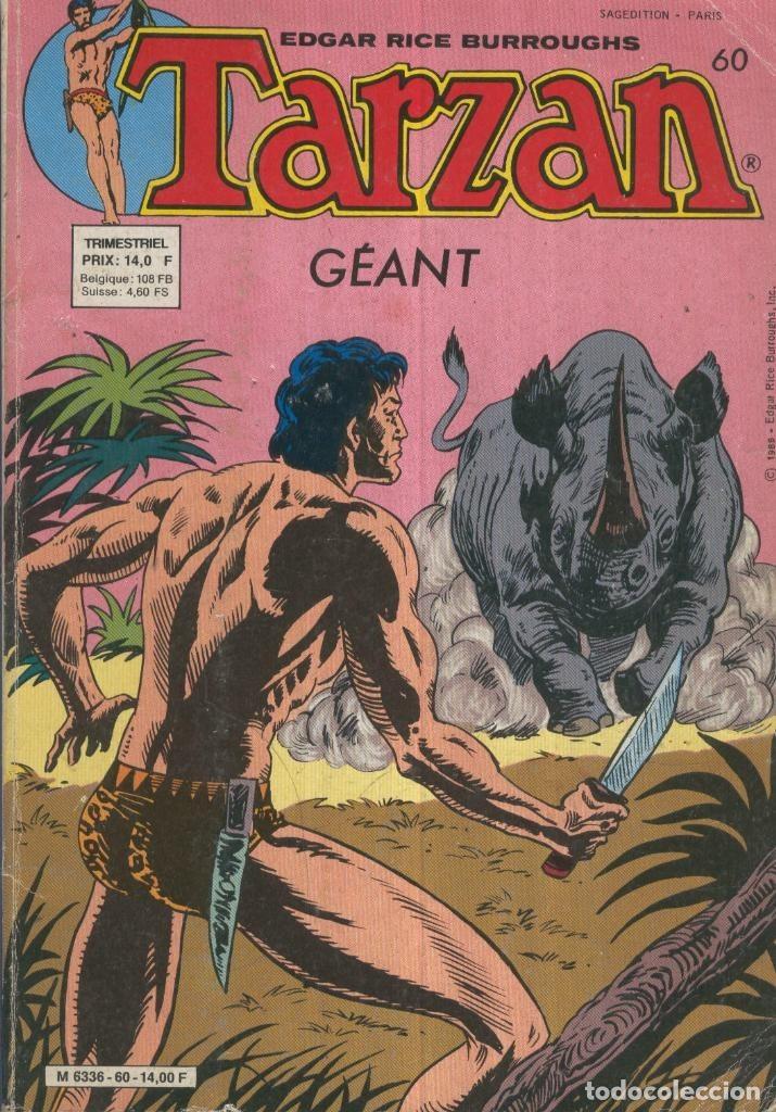 C&oacute;mics: TARZAN GEANT (4a Serie Sagedition): Numero 60: La vengeance de la jungle - VARIOS - Foto 1