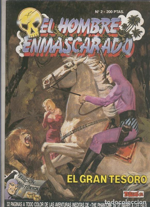 Comics: El Hombre Enmascarado numero 02 (numerado 2 en trasera) - Lee Falk