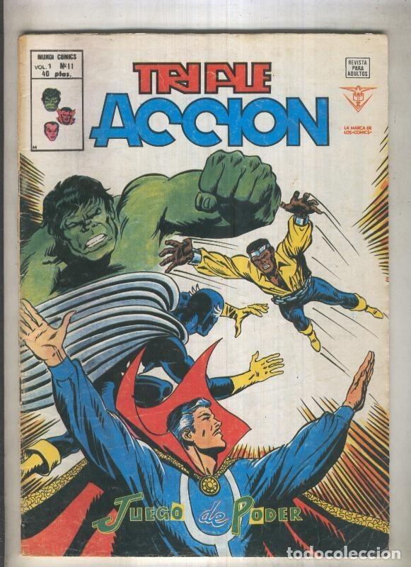 C&oacute;mics: Triple Accion numero 11 (numerado 2 en trasera) - Varios - Foto 1
