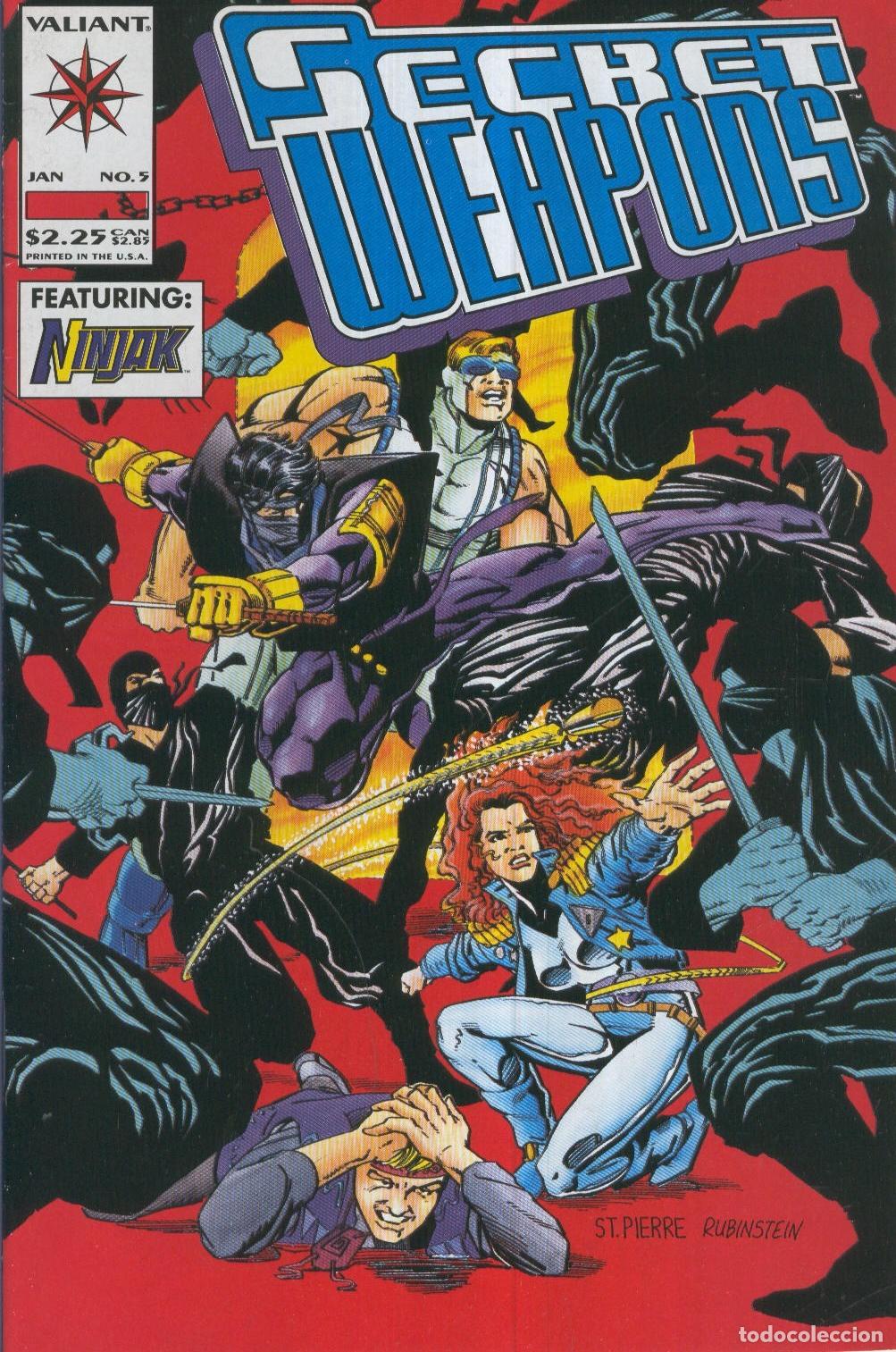 C&oacute;mics: SECRET WEAPONS Numero 05: Ninjak - Joe St. Pierre - Foto 1
