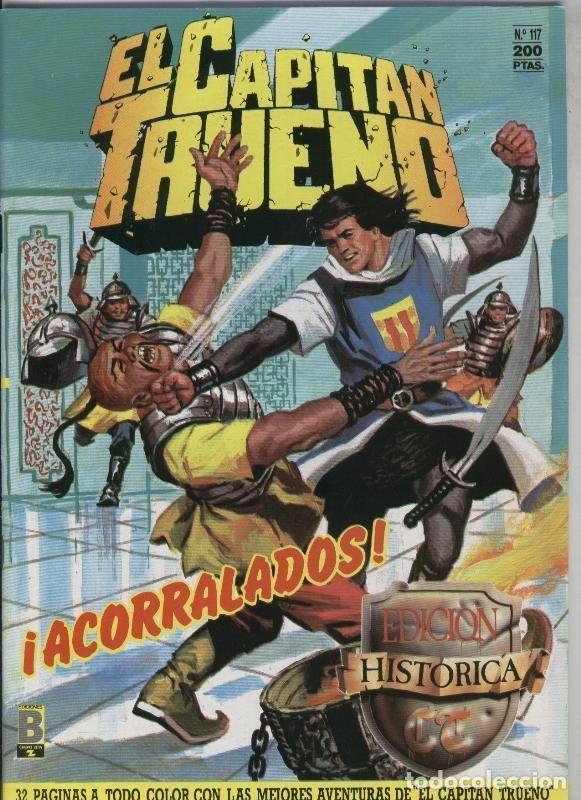 Comics: El Capitan Trueno color, edicion Historica numero 117: Acorralados - Victor Mora-Ambros, etc