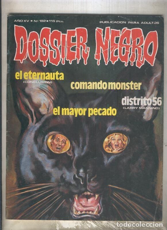 C&oacute;mics: Dossier Negro numero 182 (numerado 2 en trasera) - Varios - Foto 1