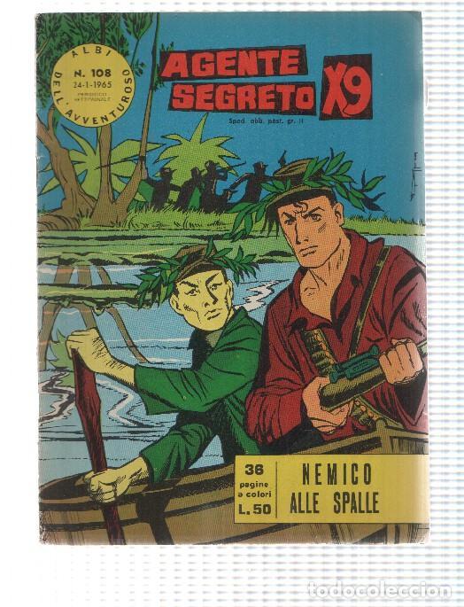 Comics : Comic Albi dell Avventuroso num 108: Agente Secreto X9 - Nemico alle spalle di Bob Lewis. Idioma: it