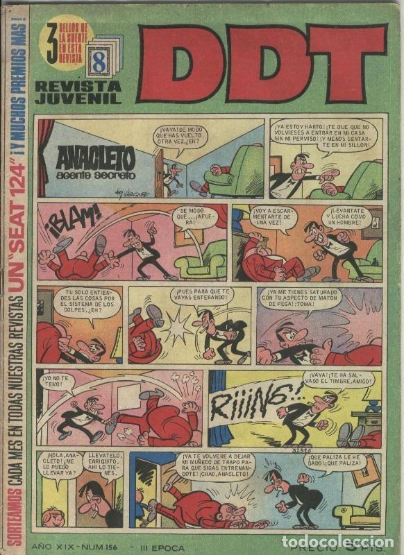 C&oacute;mics: DDT tercera epoca numero 156: Anacleto - Varios - Foto 1
