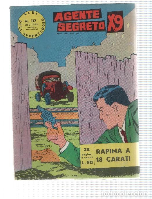 Comics: Comic Albi dell Avventuroso num 117: Agente Secreto X9 - Rapina a 18 carati di Bob Lewis. Idioma: it