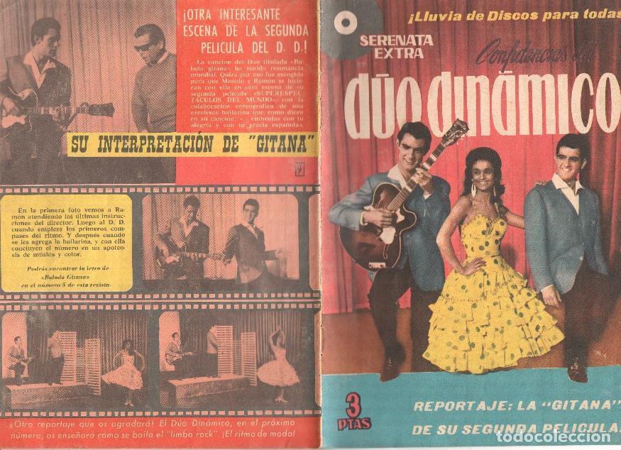 C&oacute;mics: Serenata Extra numero 09: Confidencias del Duo Dinamico (poster central doble de Rocio Durcal y Duo