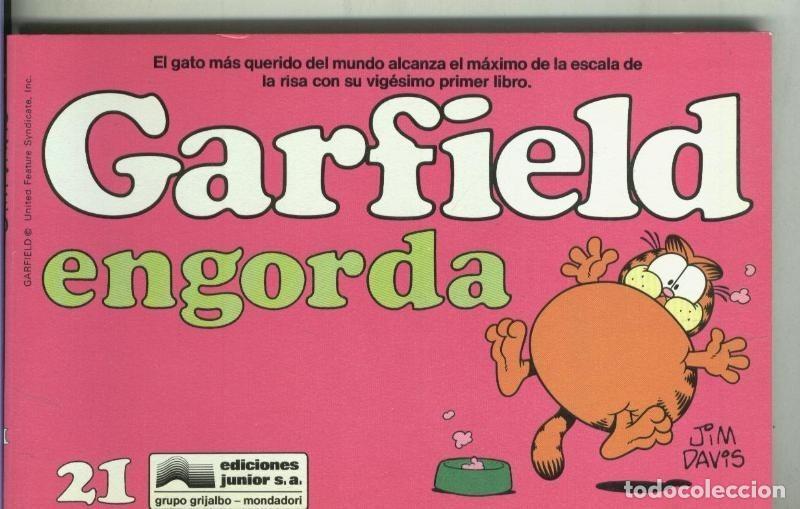 C&oacute;mics: Garfield de Jim Davis numero 21: Engorda - Jim Davis - Foto 1