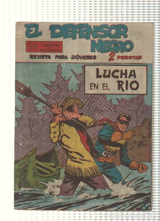 C&oacute;mics: Comic: El Defensor Negro num 34 - Lucha en el rio. Serie Caravanas y Rancheros - Foto 1