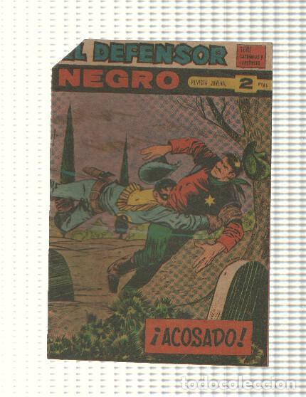 C&oacute;mics: Comic: El Defensor Negro num 60 - Acosado. Serie Caravanas y Rancheros - Foto 1
