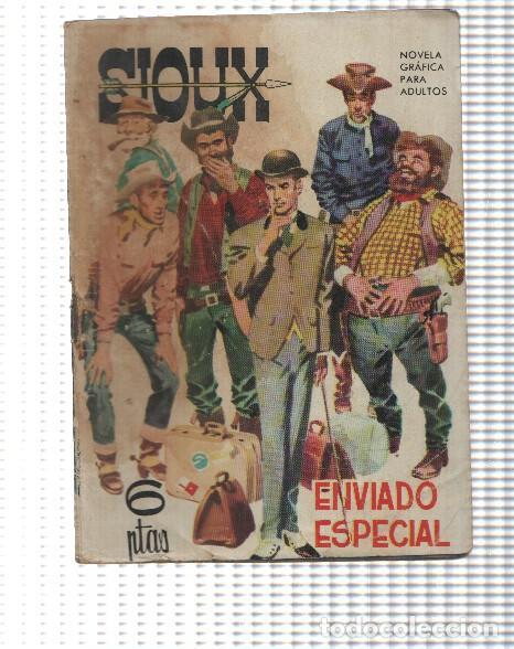 C&oacute;mics: Comic: Sioux num 010 - Enviado especial. Foto contracubierta: Silvana Mangano