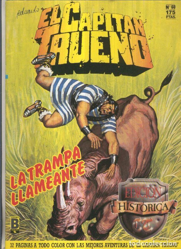 Comics: Edicion Historica El Capitan Trueno numero 060: La trampa llameante - Victor Mora-Ambros-Pardo, etc