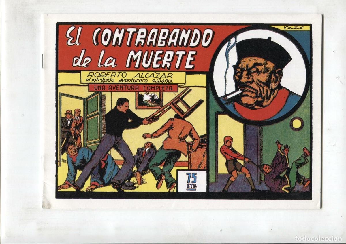 Comics: Facsimil: Roberto Alcazar y Pedrin numero 049: El contrabando de la muerte - Varios
