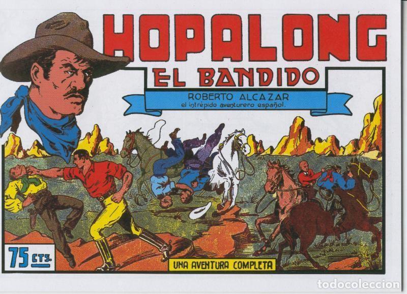 C&oacute;mics: Facsimil: Roberto Alcazar y Pedrin numero 076: Hopalong el bandido - Varios