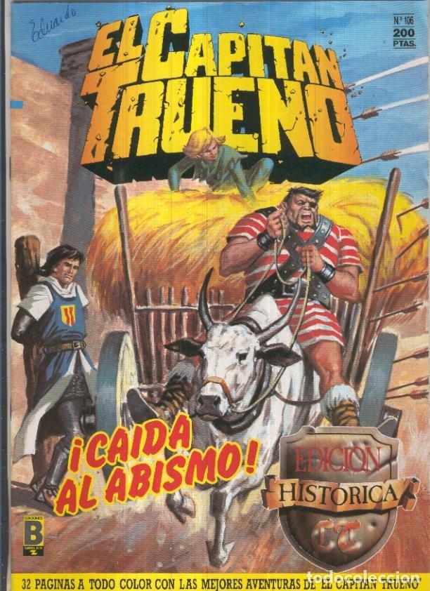 Comics: Edicion Historica El Capitan Trueno numero 106: Caida al abismo - Victor Mora-Ambros-Pardo, etc