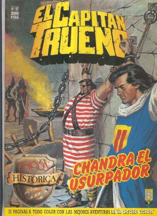 Comics : Edicion Historica El Capitan Trueno numero 107: Chandra el usurpador - Victor Mora-Ambros-Pardo, etc