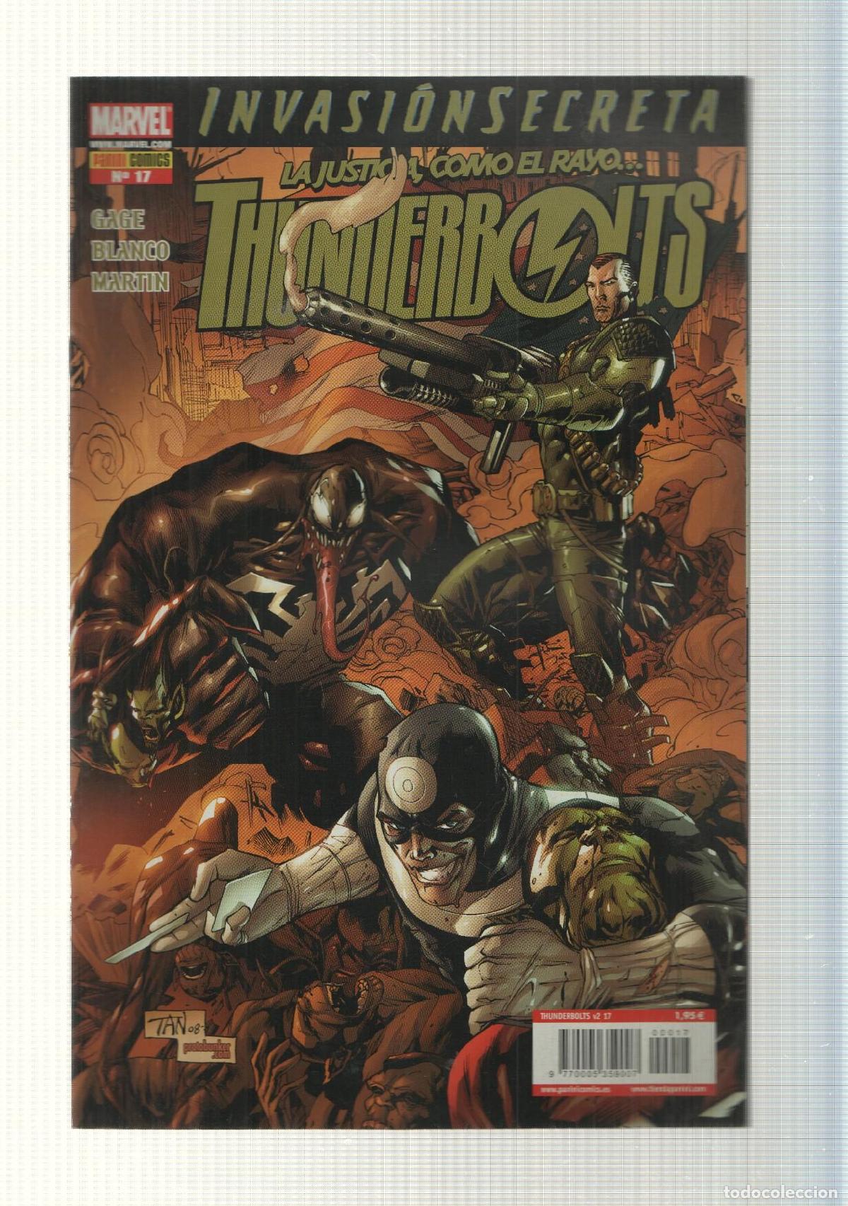 Comics: Marvel: Comic Thunderbolts num 17 - 2009, Invasion Secreta. Dirigiendo el manicomio parte 4