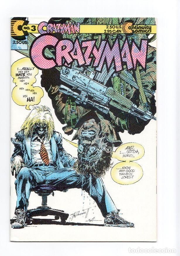 C&oacute;mics: CRAZYMAN, Vol.1: Numero 03 (Continuity Comics 1992) - Tim Ryan