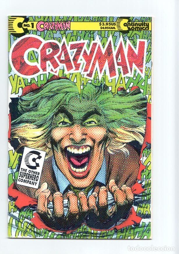 C&oacute;mics: CRAZYMAN, Vol.1: Numero 01 (Continuity Comics 1992) - Tim Ryan