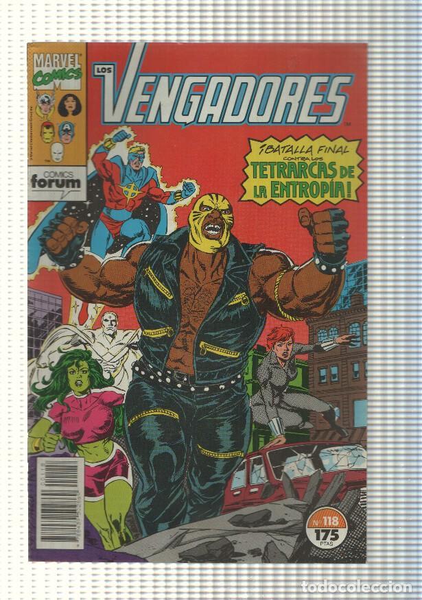 C&oacute;mics: marvel, forum: comic Los Vengadores num 118, 1992 - Muros de barro - Foto 1