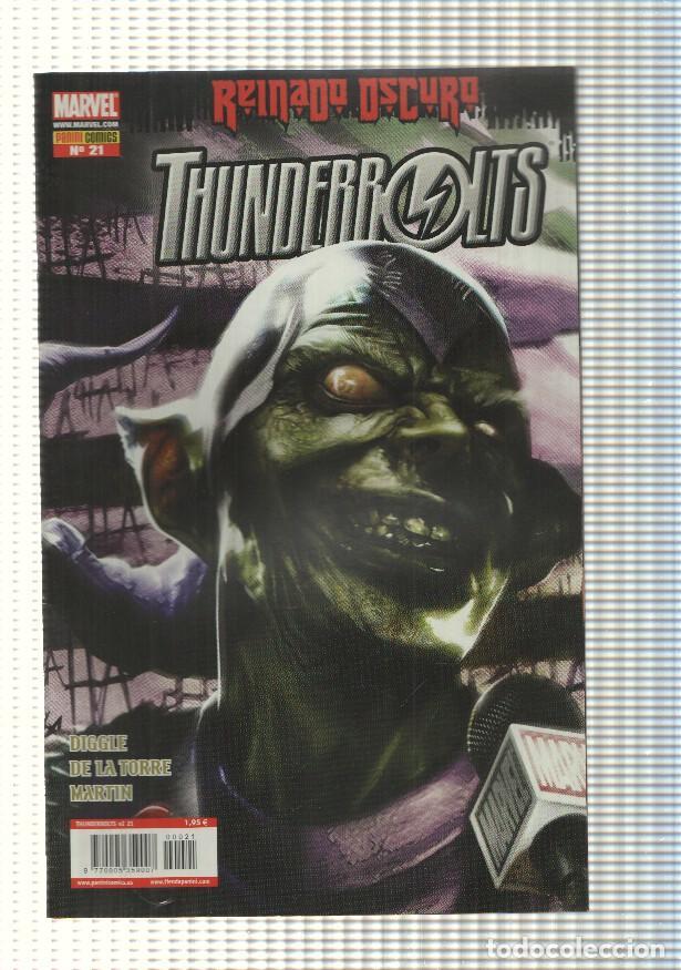 Fumetti: Marvel, Panini: Thunderbolts num 21, a&ntilde;o 2, 2009. Reinado Oscuro