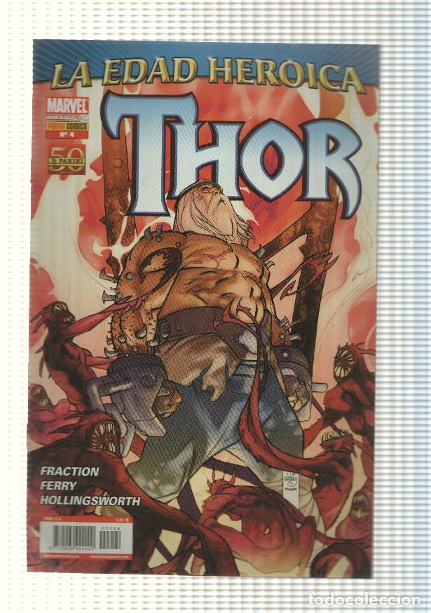 C&oacute;mics: Marvel, Panini: Thor num 04, a&ntilde;o I, 2011. La Edad Heroica. Los Devoradores de Mundos capitulo 4 - Foto 1