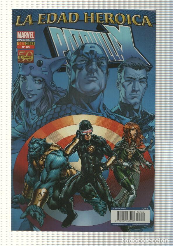 C&oacute;mics: marvel: Patrulla-X, a&ntilde;o 7, num 64, 2011 - La Edad Heroica - Foto 1