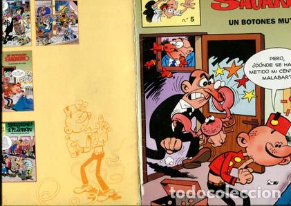 Comics: El Mejor Iba&ntilde;ez numero 5: El Botones Sacarino (rozado cantos cubierta) - Iba&ntilde;ez