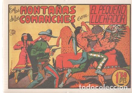 Comics: Facsimil: El Peque&ntilde;o Luchador numero 010: En las monta&ntilde;as de los comanches - Manuel Gago