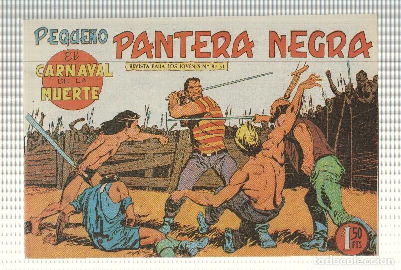 Comics: Facsimil: Peque&ntilde;o Pantera Negra, numero 140: El carnaval de la muerte -