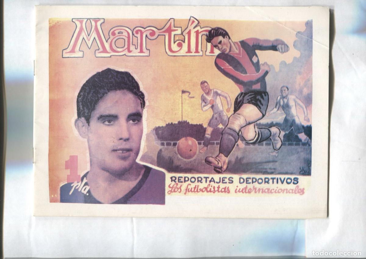 Fumetti: Facsimil: Reportajes deportivos: Marti del F.C.Barcelona (dibujos de Jaime Juez) -
