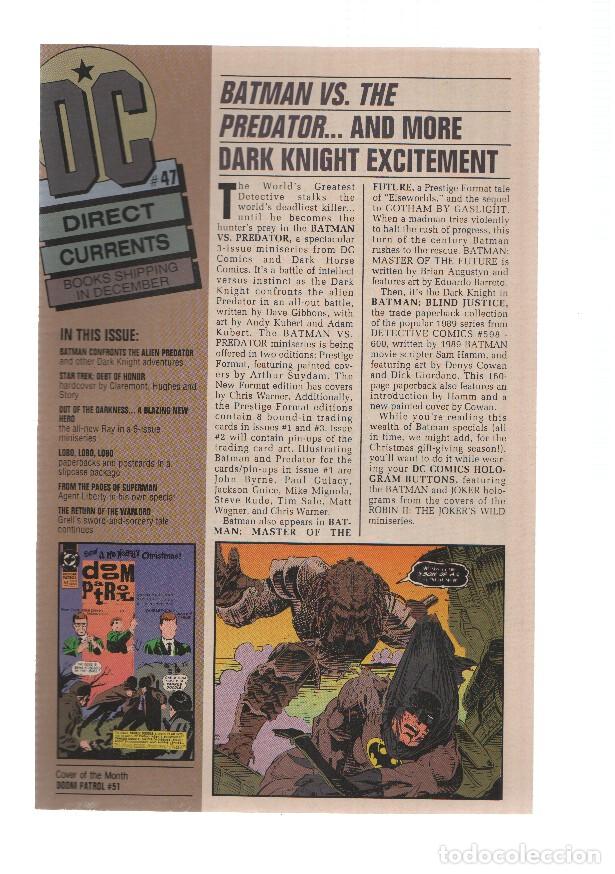 C&oacute;mics: DC DIRECT CURRENTS, Numero 47: DECEMBER 1991 - VARIOS - Foto 1