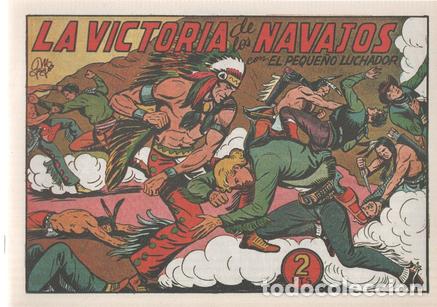 Fumetti: Facsimil: El Peque&ntilde;o Luchador numero 140: La victoria de los navajos - Manuel Gago