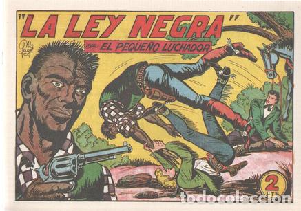 C&oacute;mics: Facsimil: El Peque&ntilde;o Luchador numero 166: La ley negra - Manuel Gago
