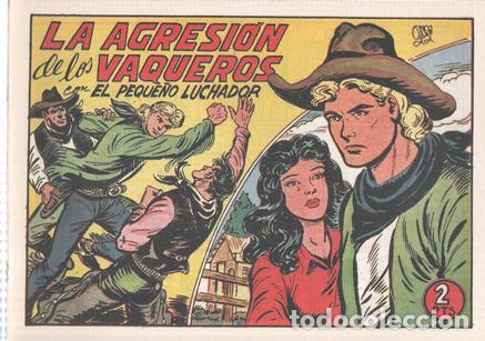 Fumetti: Facsimil: El Peque&ntilde;o Luchador numero 225: La agresion de los vaqueros - Manuel Gago