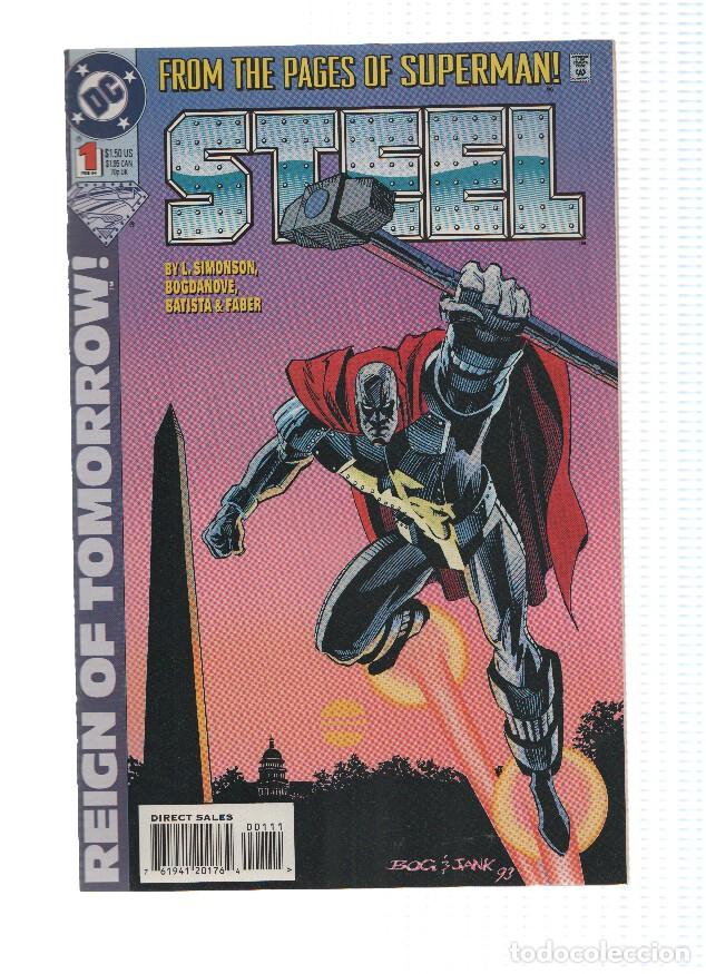 Comics: STEEL, Volume 1, Numero 01: Steel Wrought Iron (DC Comics) - Jon Bogdanove