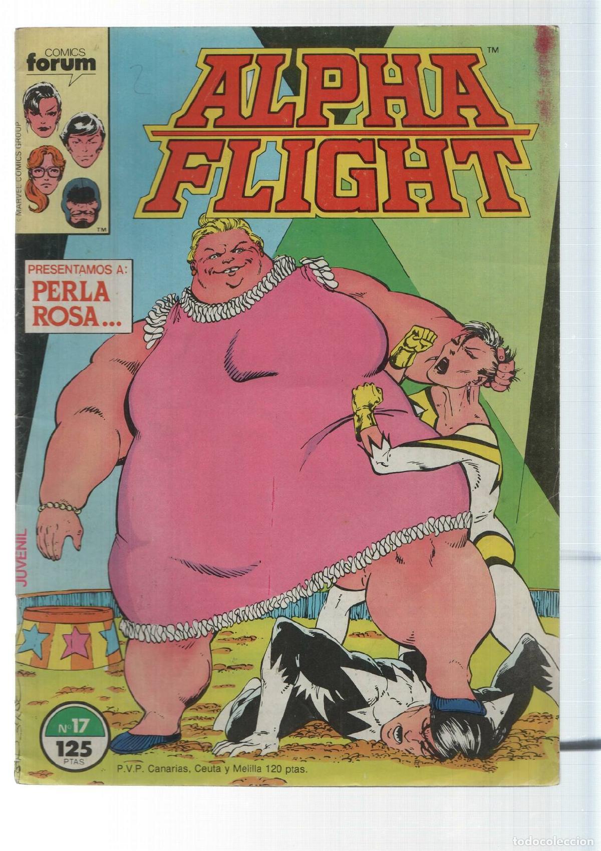 C&oacute;mics: Forum, Marvel: Alpha Flight num 17 - Destruccion. Presentamos a Perla Rosa - Foto 1
